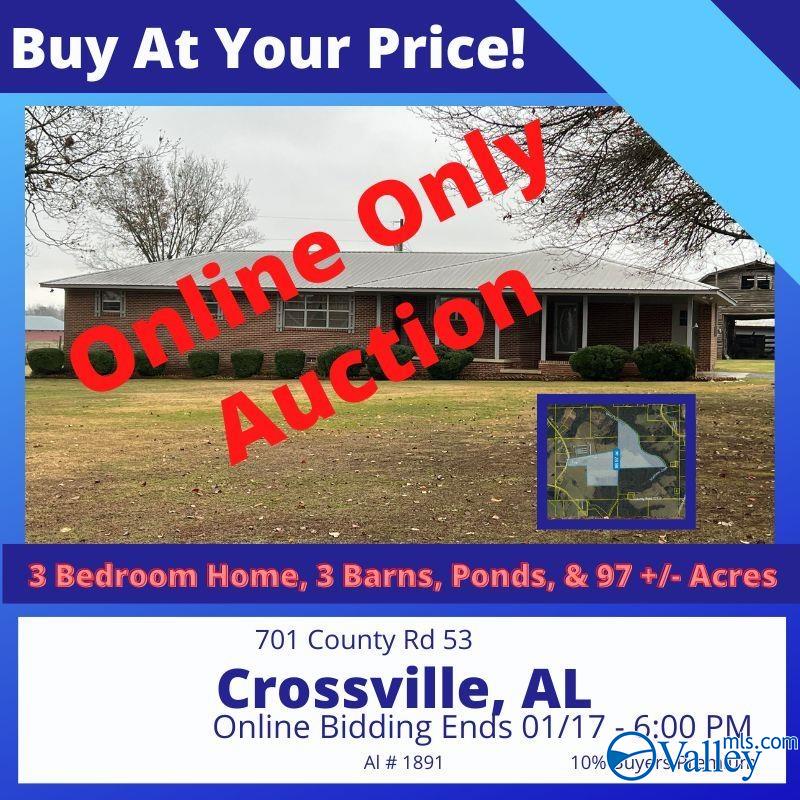 Property: 701 County Road 53,Crossville, AL