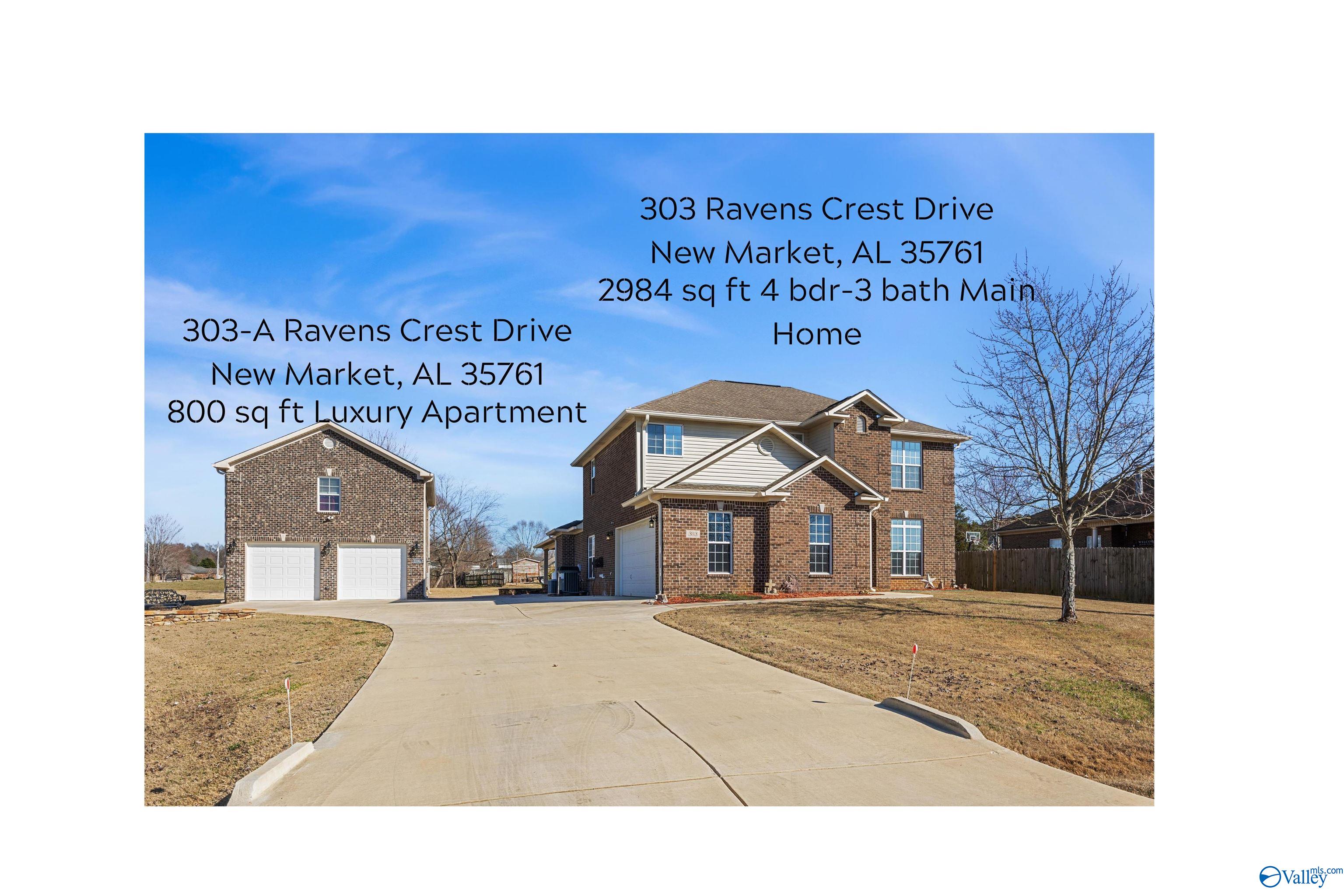 Property: 303 Ravens Crest Drive,New Market, AL