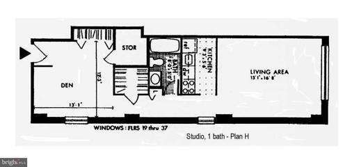 1420 Locust Street Unit 37H, Philadelphia, PA 19102 - MLS#: PAPH2347898